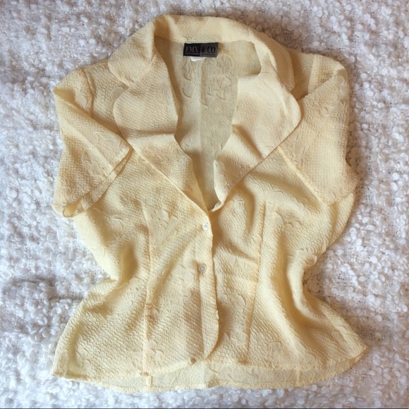 FMX Tops - Vintage 90’s short sleeve button down top